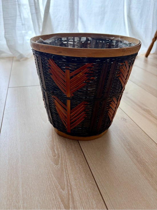 Vintage Other - Vintage mid century plant basket cache pot